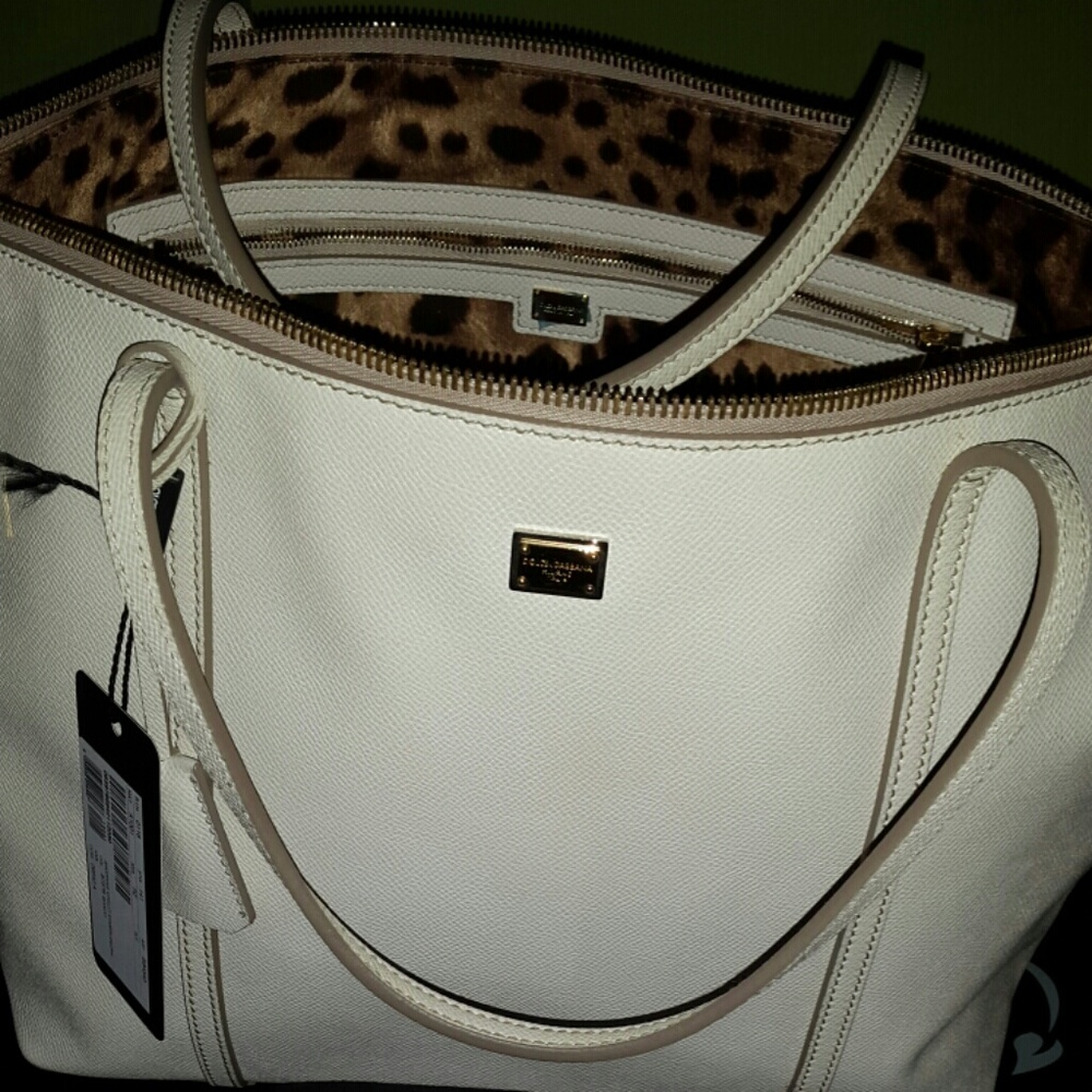 COPY - Authentic D&G shopper bag in white